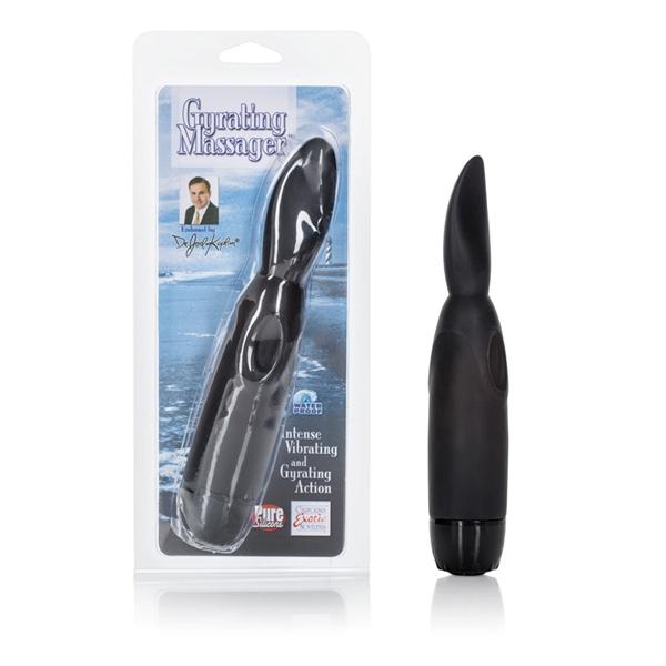 Gyrating Massager Black Tongue Vibrator