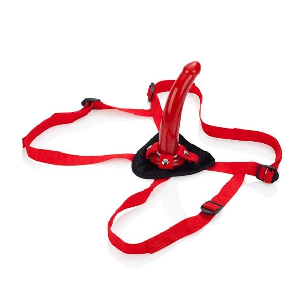 Red Rider Adjustable Strap On With 7 Inch Dong