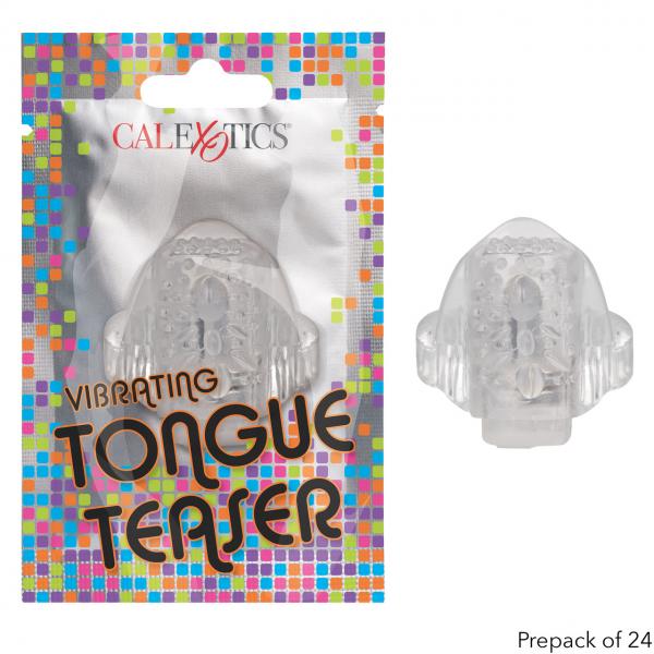 Foil Pack Vibrating Tongue Teaser Clear 24pk