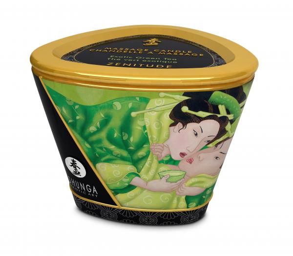 Shunga Massage Candle Zenitude Exotic Green Tea 5.7oz