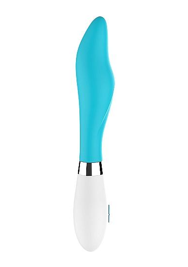 Shots Luminous Athamas Silicone 10 Speed Vibrator - Turquoise