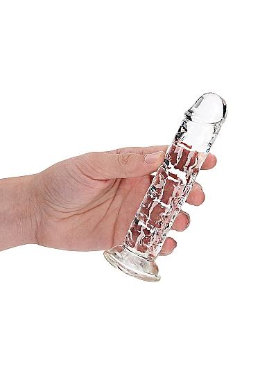 Realrock Straight Realistic 6 In Dildo Transparent