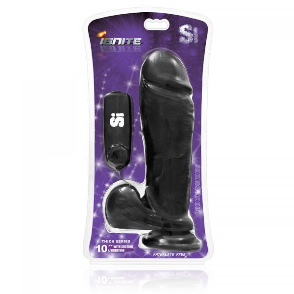 10 inches Thick Cock Balls Vibrating Dildo