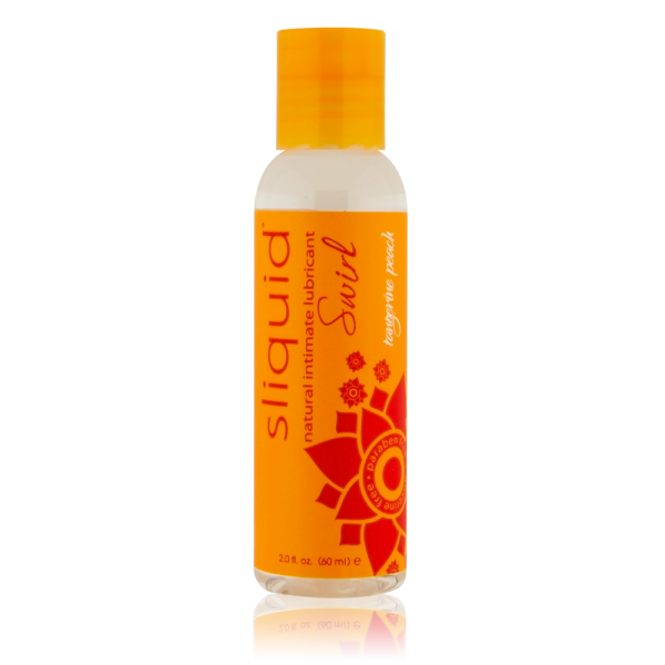 Sliquid Naturals Swirl Lubricant Tangerine Peach 2oz