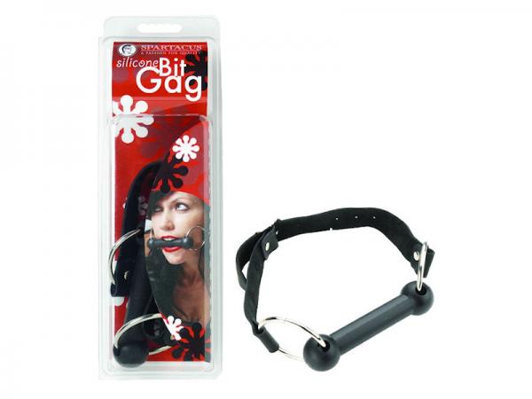 Silicone Bit Gag- Black