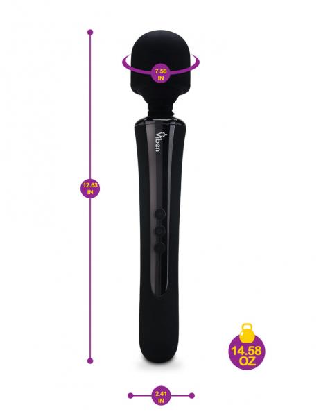 Viben Obsession Intense Wand Large Massager Black