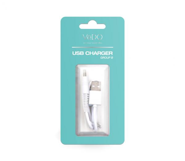 Vedo USB Charger B for Izzy, Roq, Roco, Yumi, Bump, Rockie, Kinky Plus, Kimi Vibrators