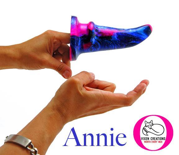 Annie-O Vixskin Galaxy Vibrating Dildo