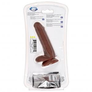 Cloud 9 Dual Density Real Touch 6 inches with Balls Brown