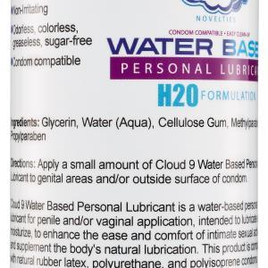 Cloud 9 Water Based Personal Lubricant 8oz