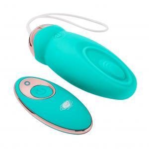 Cloud 9 Health & Wellness Wireless Remote Control Egg W/ Pulsating Motion Teal