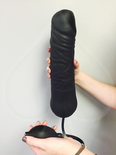 Leviathan Giant Inflatable Dildo Black