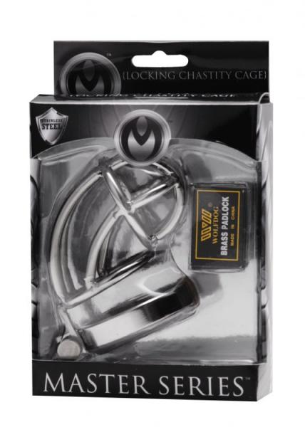 Captus Stainless Steel Locking Chastity Cage