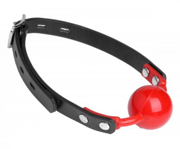 Hush Red Silicone Ball Gag Matte Finish - O/S