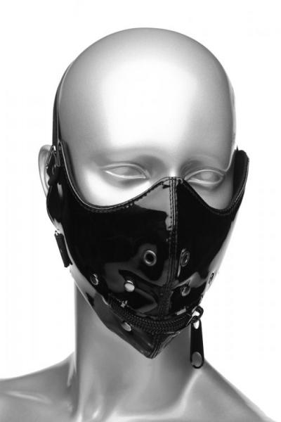 Lektor Zipper Mouth Muzzle Black O/S