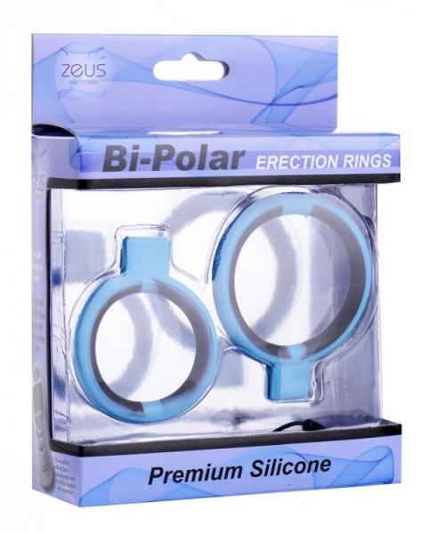 Zeus Bi-polar Silicone Cock Ring Set